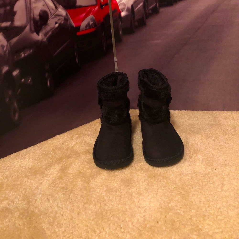 Black suede boots!